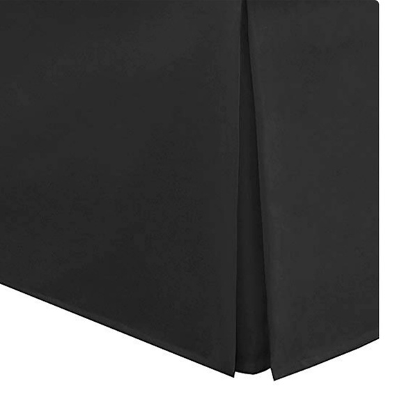 Fresh Ideas Tailored Bedskirt California King -  14" Drop Black NWT - Picture 12 of 12